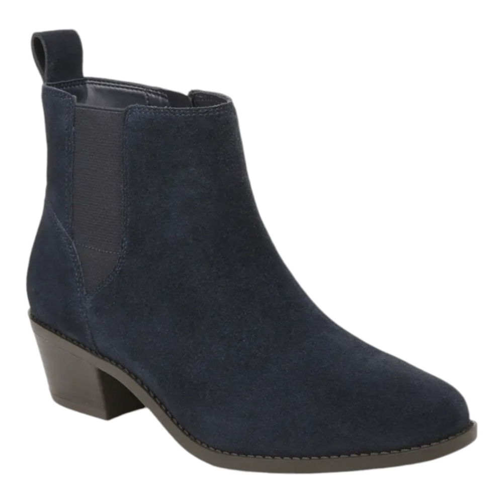Vionic Water-Repellent Suede Ankle Boots - Roseland